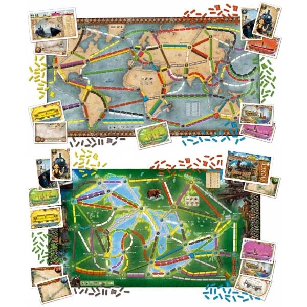 Days Of Wonders Les Aventuriers Du Rail Autour Du Monde 2 Days Of Wonders Les Aventuriers Du Rail Autour Du Monde – Image 2