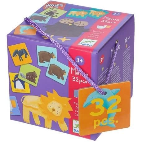 Djeco Mémo - Animaux Couleurs 1 Djeco Mémo - Animaux Couleurs