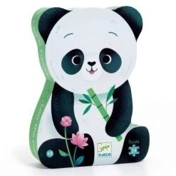 Djeco Puzzle Silhouette - Léo Le Panda 24mcx