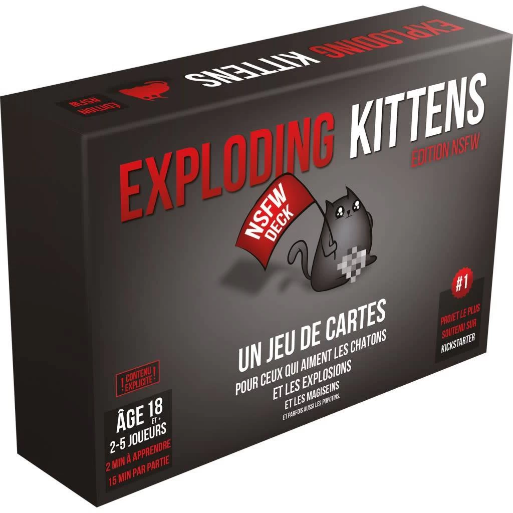Exploding Kittens - Édition NSFW (Français) 1 Exploding Kittens - Édition NSFW (Français)