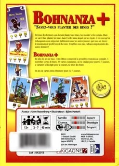 Kikigagne Bohnanza + 5 Kikigagne Bohnanza + -Plateau Jeux Magasin kikigagne bohnanza 2