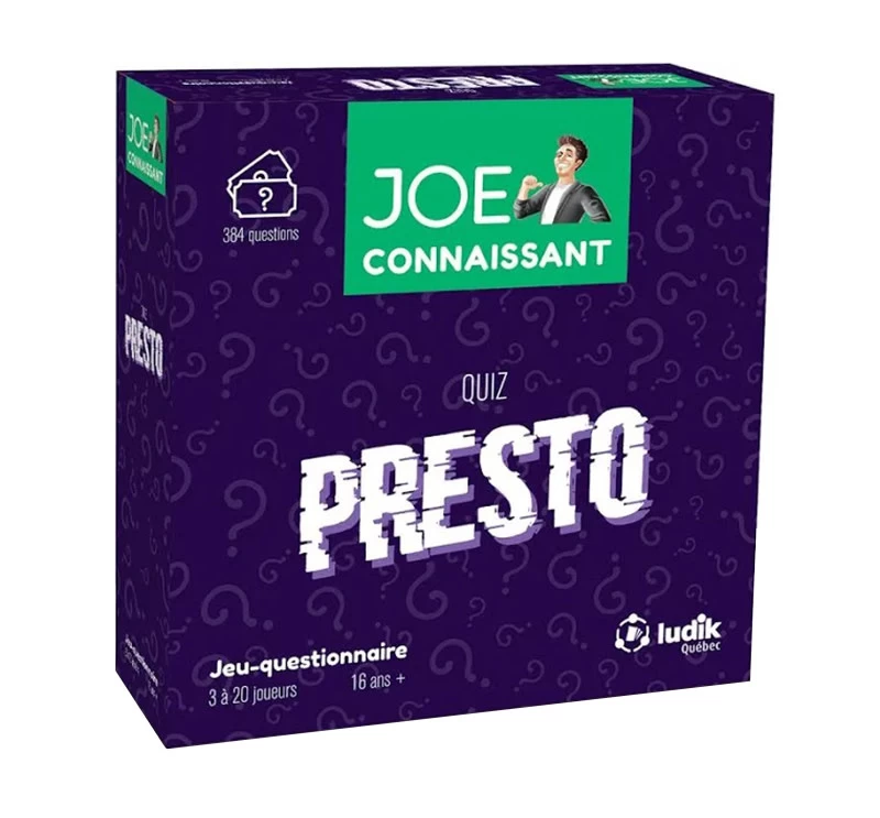 Ludik Québec Joe Connaissant - Quiz Presto 1 Ludik Québec Joe Connaissant - Quiz Presto