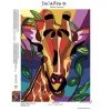 Peinture Aux Diamants - Girafe (Ronds)