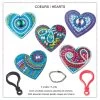 Peinture Aux Diamants - Porte-Clés Coeurs