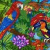 Peinture Aux Diamants - Tropical (Ronds)