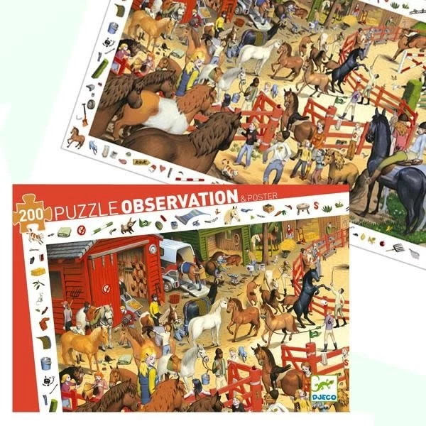 Puzzle Observation - Équitation 200mcx 1 Puzzle Observation - Équitation 200mcx