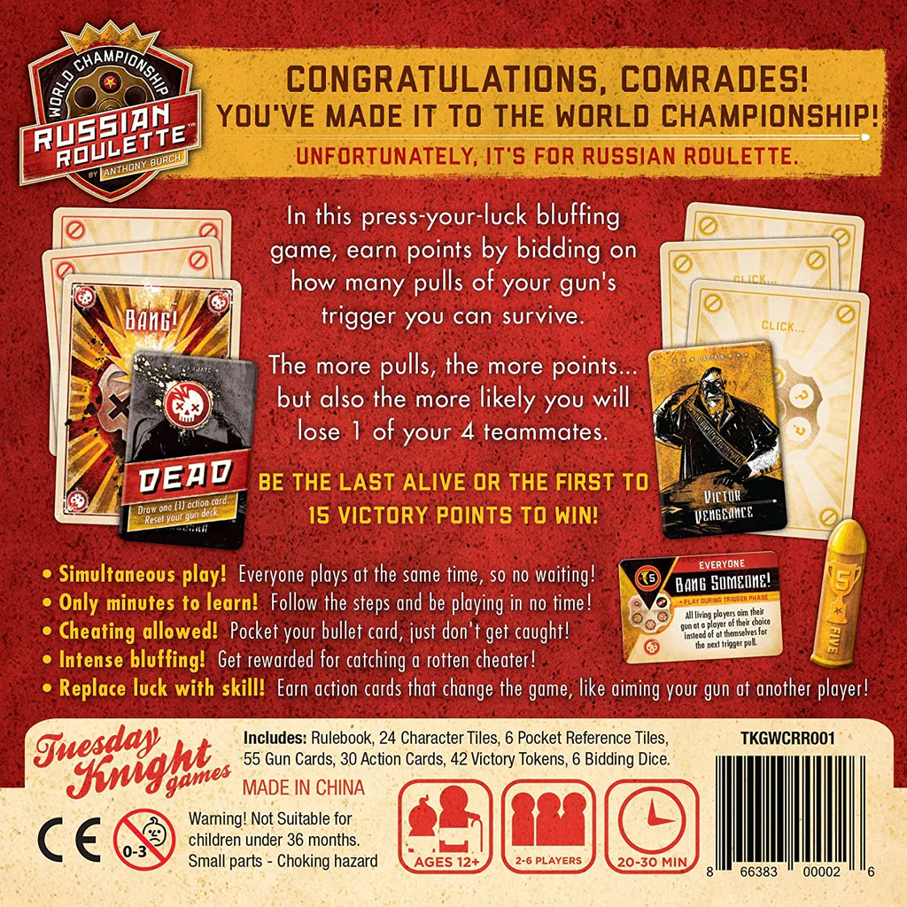 Tuesday Knight Games World Championship : Roulette Russe 1 Tuesday Knight Games World Championship : Roulette Russe